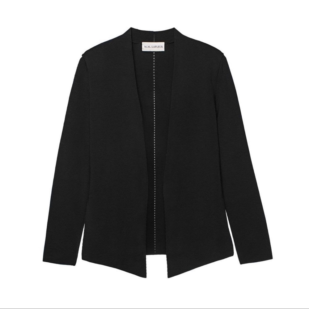 M.M LaFleur The Woolf Jardigan Cardigan Jacket Black Sz XL